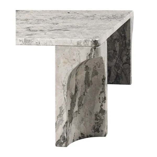 Doric Coffee Table 80x80 cm Stormy Gray