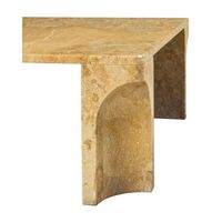 Doric Coffee Table 80x80 cm Honey Amber