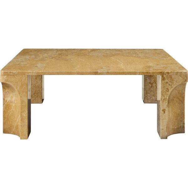 Doric Soffbord 80x80 cm Honey Amber