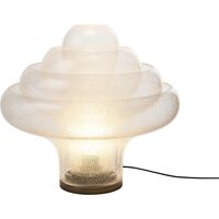Lotus Table Lamp Bubble/Black Chrome