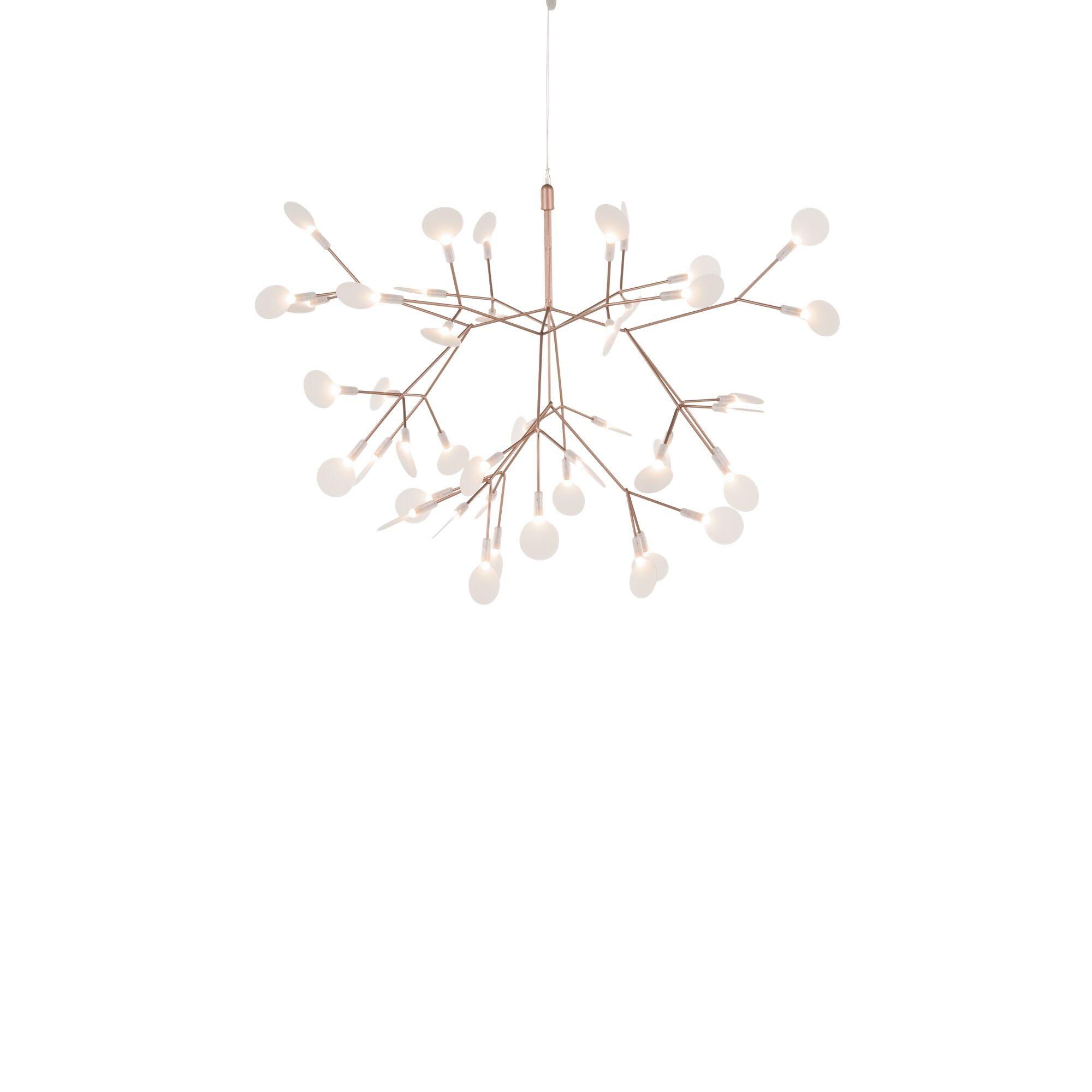 Heracleum III Taklampa Liten Koppar