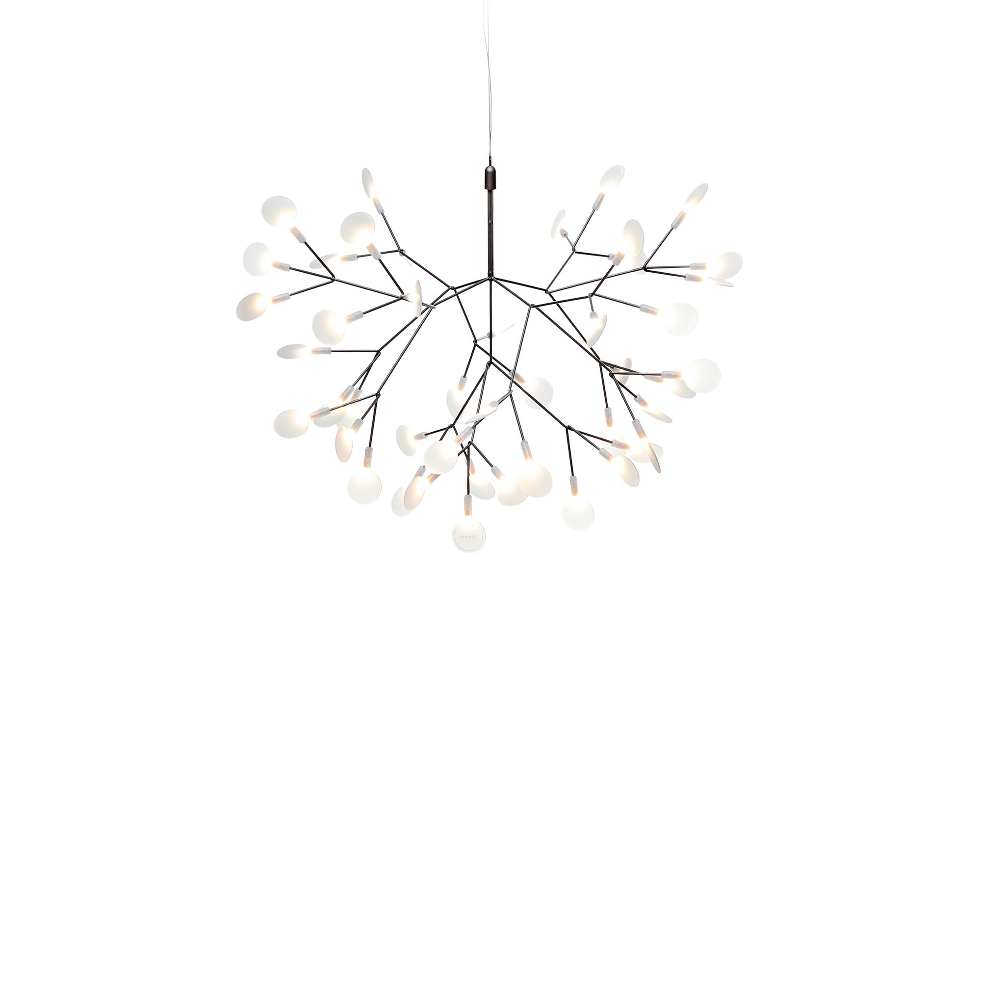 Heracleum III Taklampa Liten Nickel