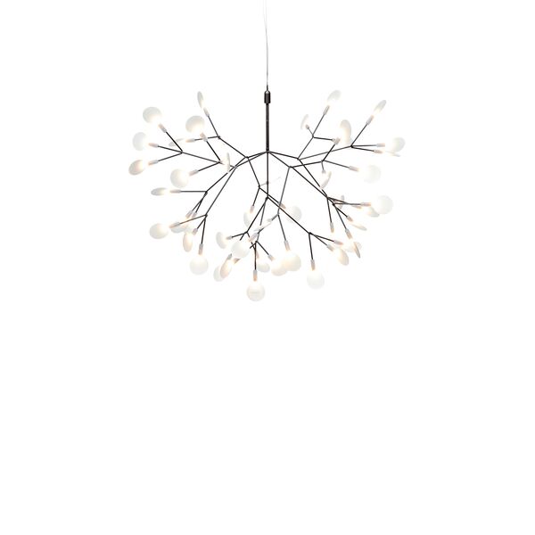 Heracleum III Lampadario Piccolo in Nickel