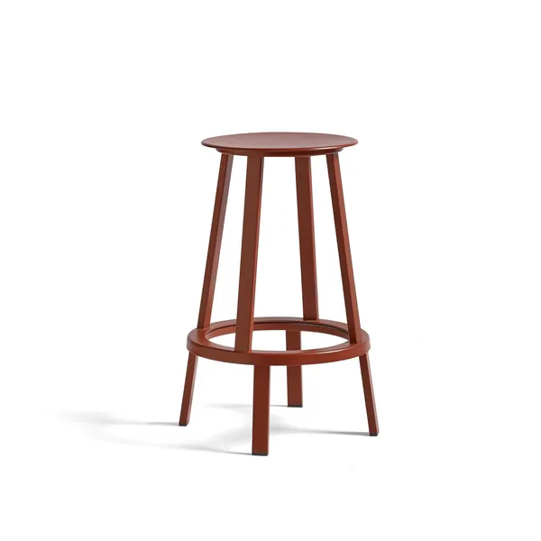 Revolver Barstool Low Red