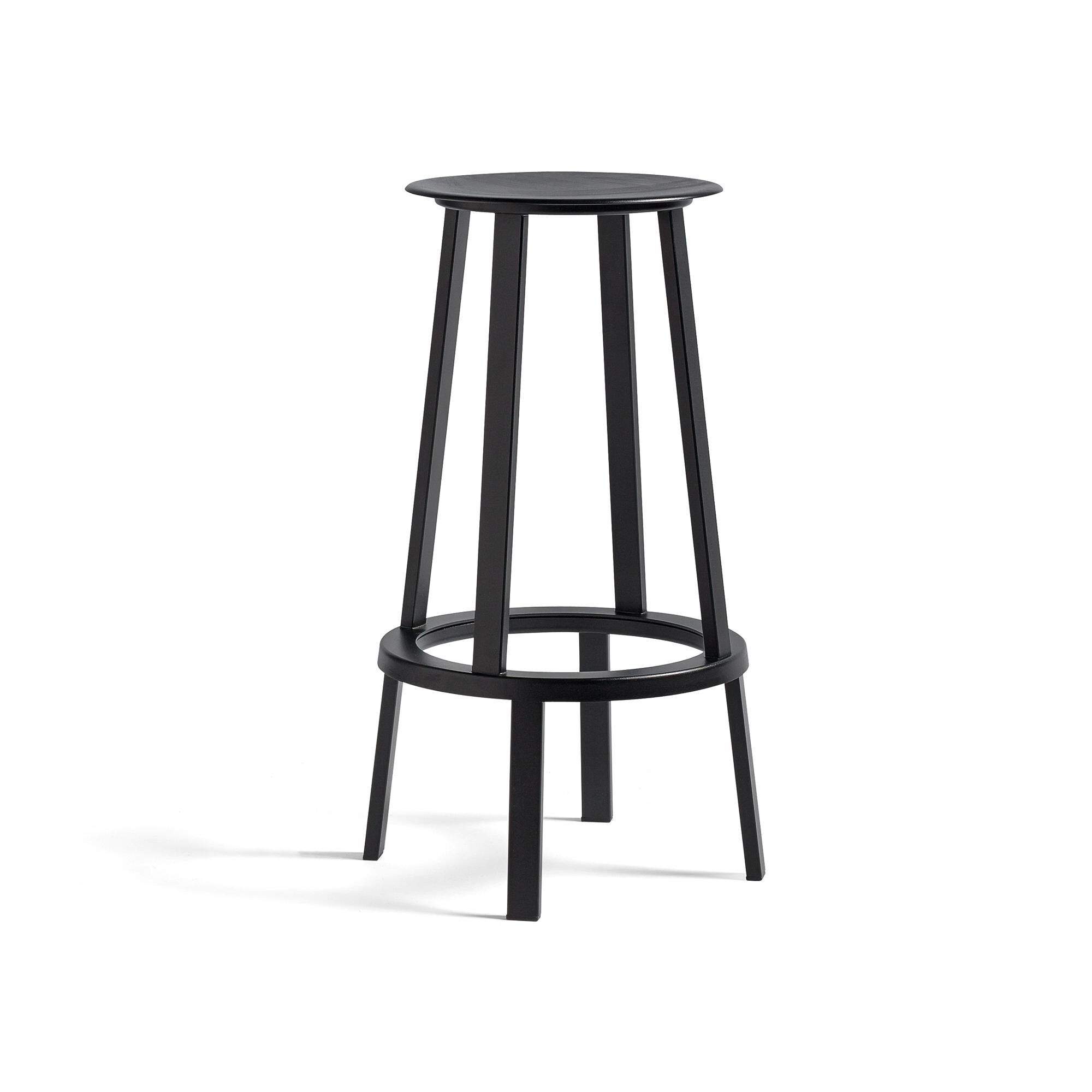 Revolver Tabouret Haut Noir