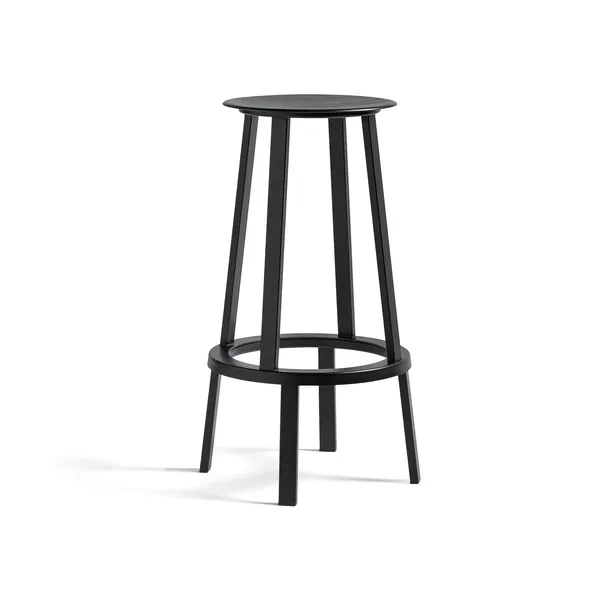 Revolver Barstool High Black