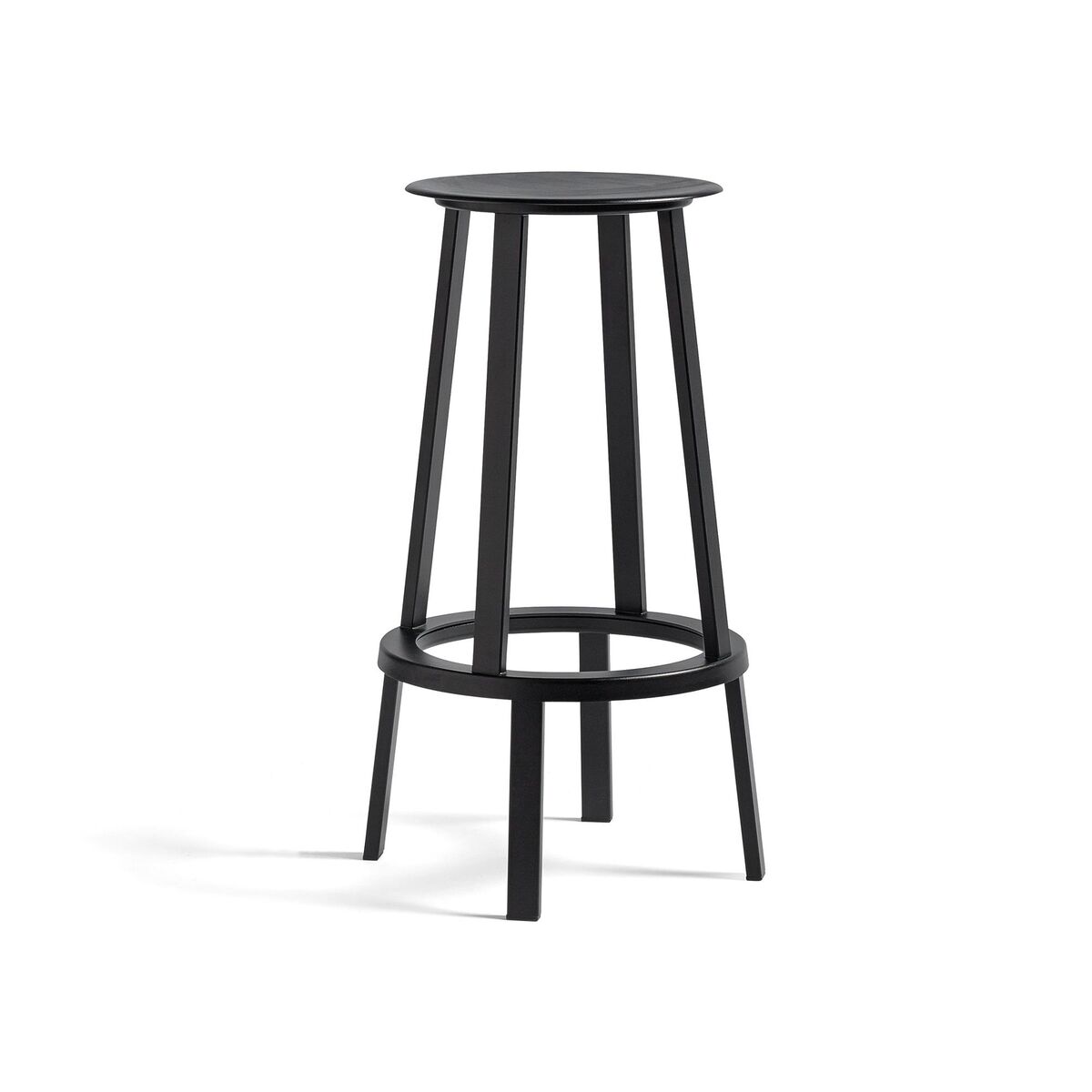 Taburete Alto Revolver Negro