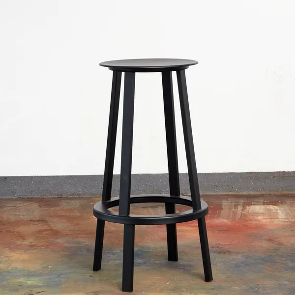 Revolver Barstool High Black