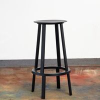 Taburete Alto Revolver Negro