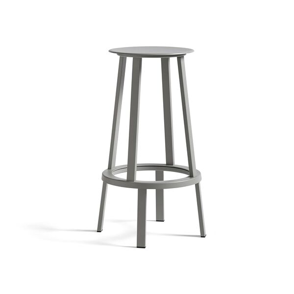Revolver Barstool High Gray