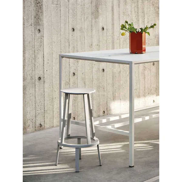 Revolver Barstool High Gray