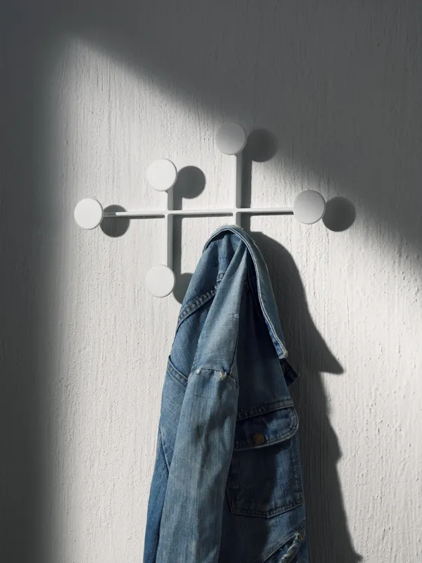 Afteroom Coat Rack White