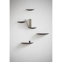 Gridy Fungi Regal, Schwarz, Klein Eiche