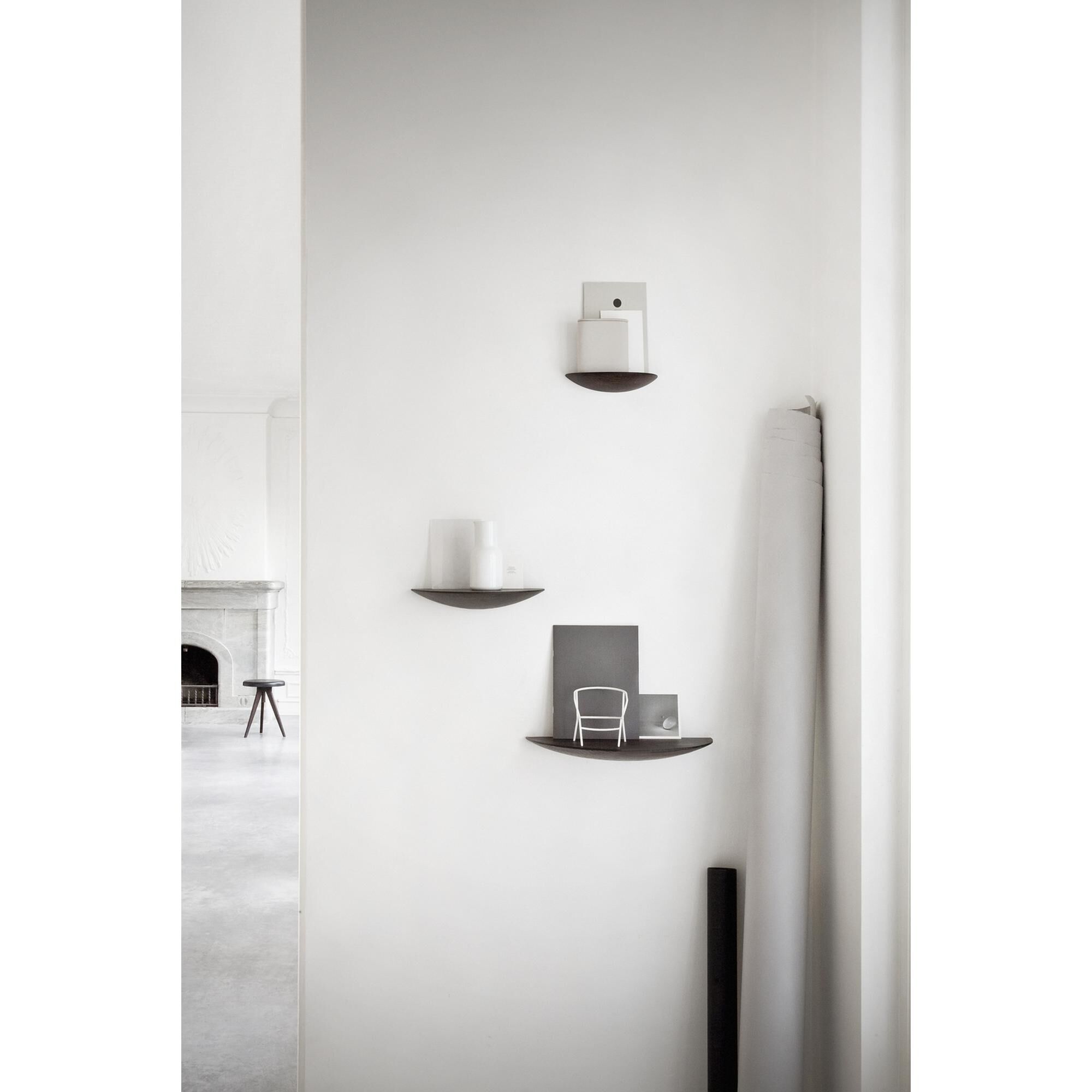 Gridy Fungi Estante Grande de Roble Negro | AndLight