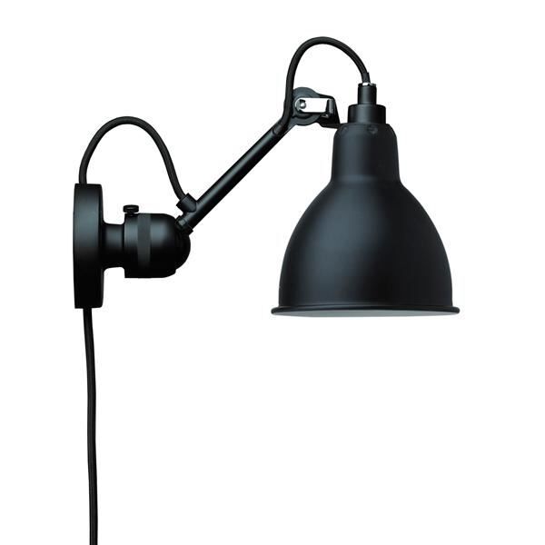 N304 V&auml;gglampa Matt Med Svart