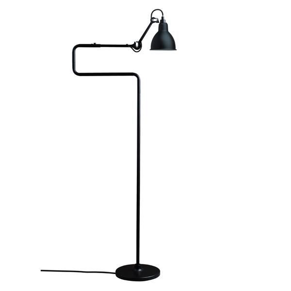 N411 Golvlampa Matt Svart
