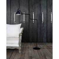 Schwarz Stehlampe Matt