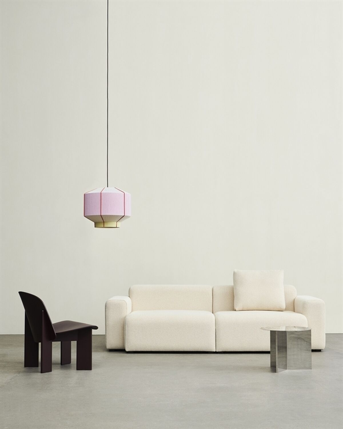 Slit Coffee Table Round Ø45 Mirror