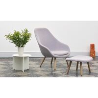 Slit Coffee Table Round Ø45 White