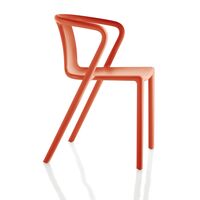 Air-Armchair Dining Chair with Armrests Orange