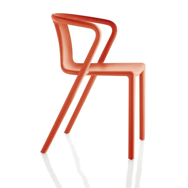 Air-Armchair Dining Chair with Armrests Orange