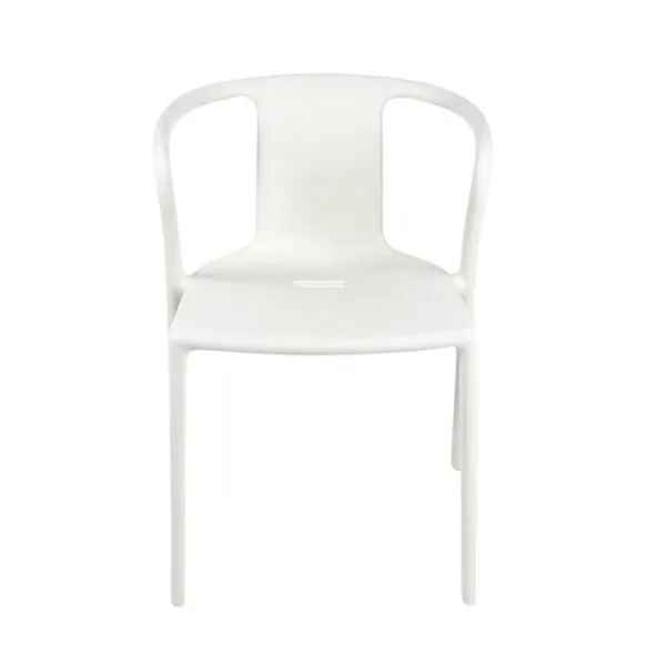 Air-Armchair Dining Chair with Armrests White