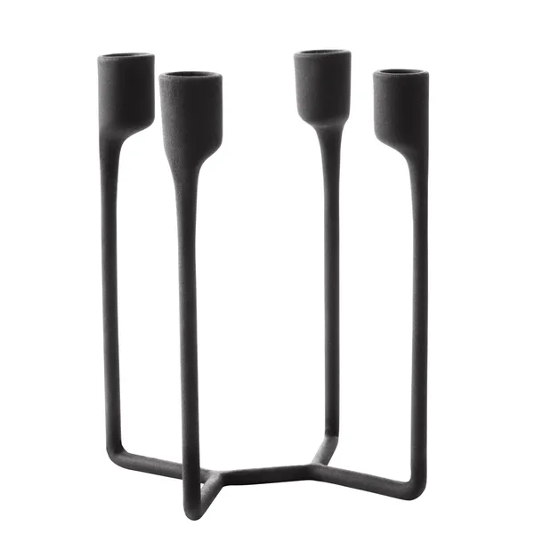 Heima 4-armed Candlestick Black