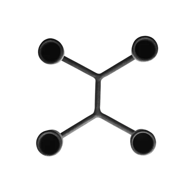 Heima 4-armed Candlestick Black