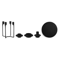 Heima 4-armed Candlestick Black