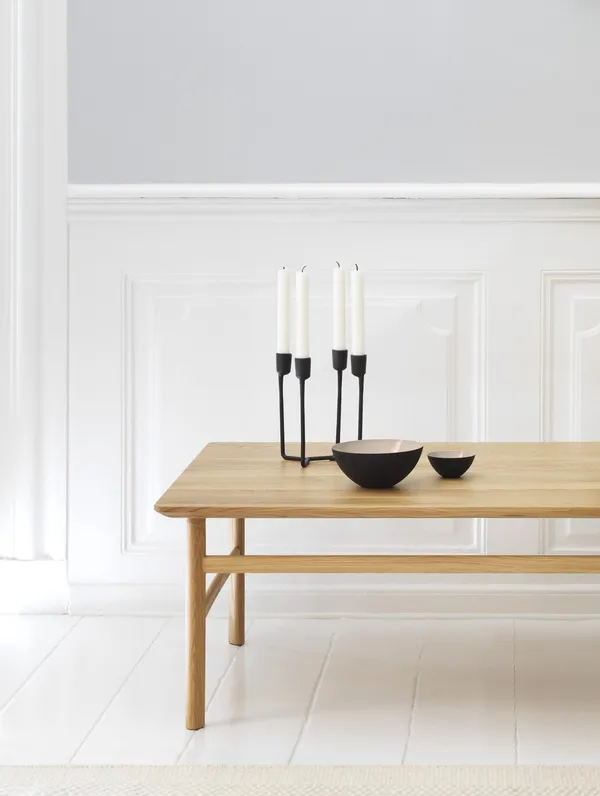 Heima 4-armed Candlestick Black