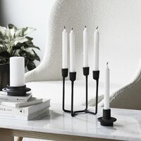 Heima 4-armed Candlestick Black