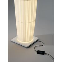 Colonne Stehlampe Weiß/Weißer Marmor