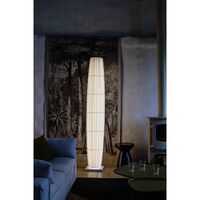 Colonne Stehlampe Weiß/Weißer Marmor