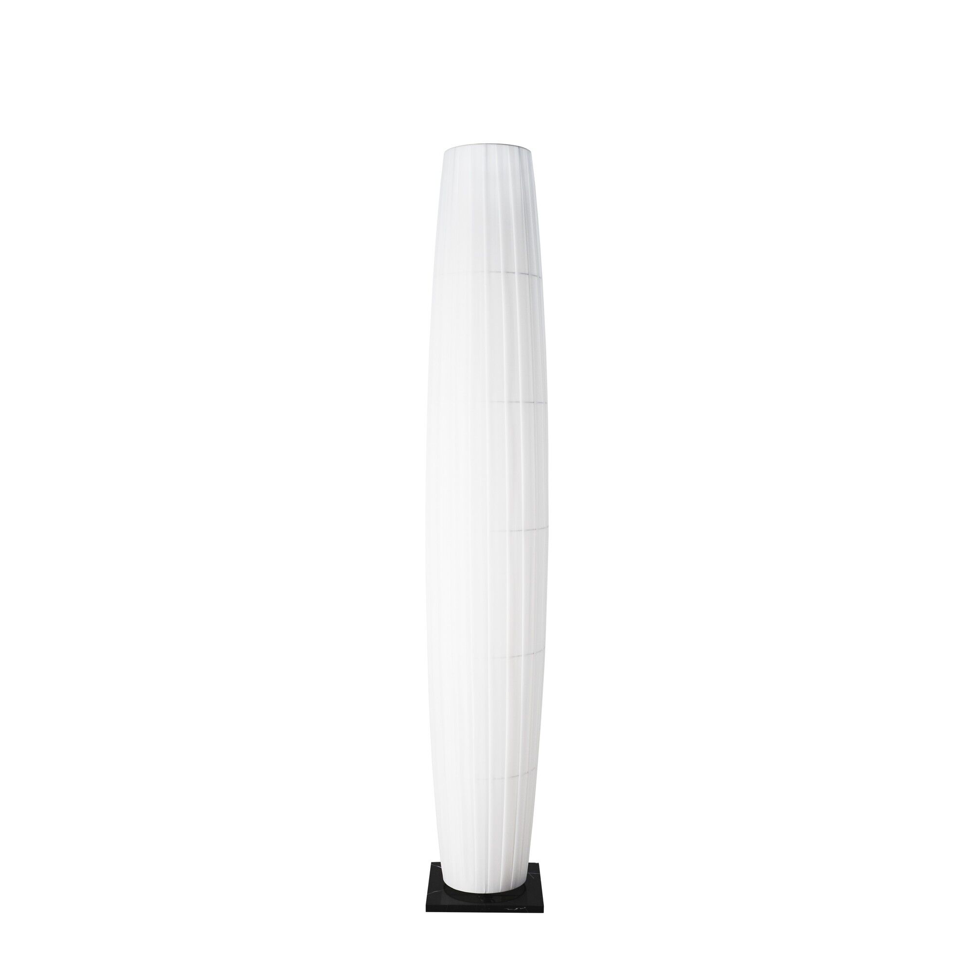 Colonne golvlampa vit/svart marmor