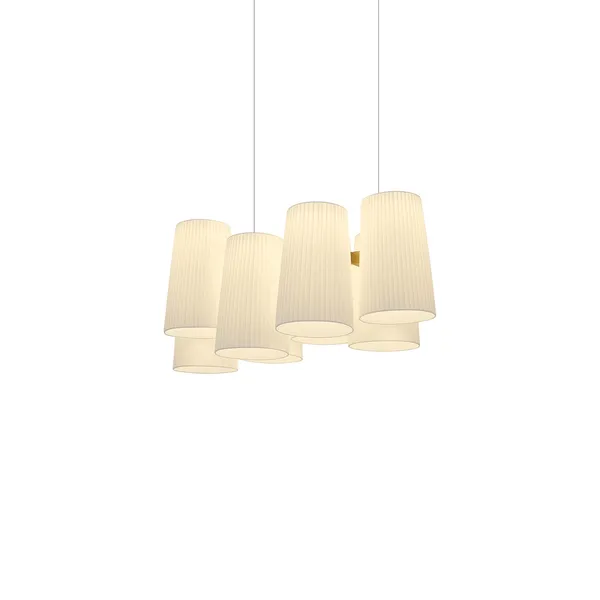 Fiesta 8 Pendelleuchte Ø114 Weiß/Gold