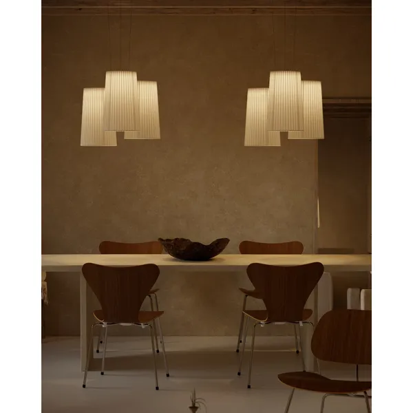 Fiesta 3 hanglamp Ø63 wit/goud
