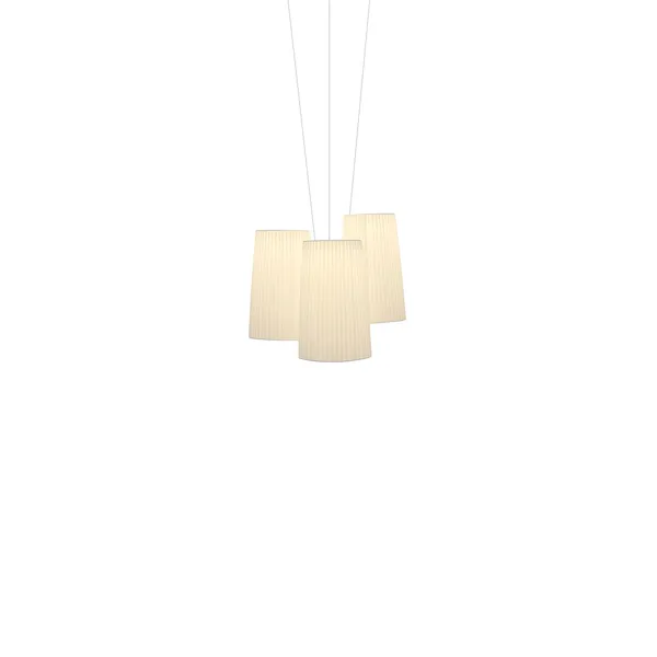 Fiesta 3 hanglamp Ø63 wit/goud