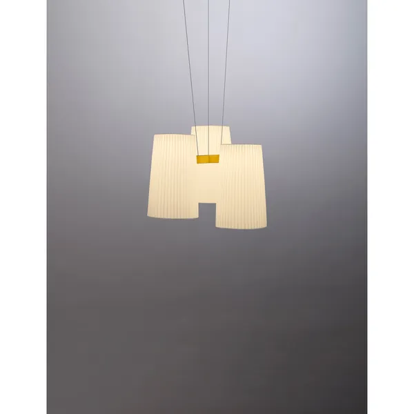 Fiesta 3 hanglamp Ø63 wit/goud