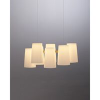 Fiesta 8 Pendelleuchte Ø114 Weiß/Gold