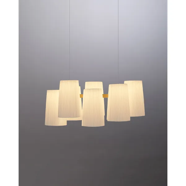 Fiesta 8 Pendelleuchte Ø114 Weiß/Gold