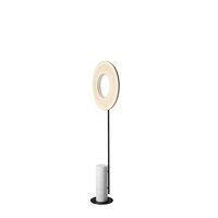Lámpara de pie Iris Totem pequeña blanco/blanco mármol