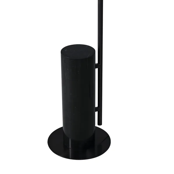 Iris Totem Stehleuchte Medium Weiß/Schwarzer Marmor