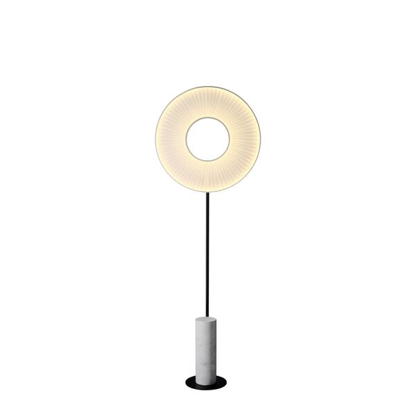 Iris Totem Stehleuchte Medium Weiß/Weißer Marmor