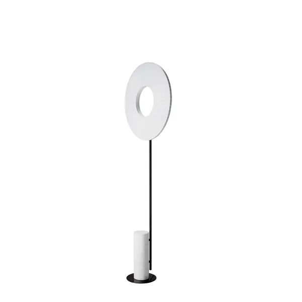 Iris Totem Stehleuchte Medium Weiß/Weißer Marmor