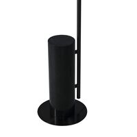 Iris Totem Stehleuchte Groß Weiß/Schwarzer Marmor
