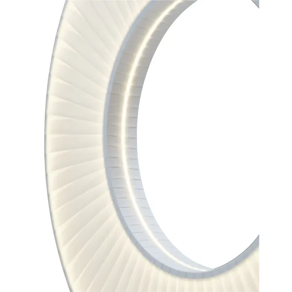 Iris Totem Stehleuchte groß Weiß/Weißer Marmor