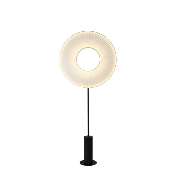 Iris Totem Stehleuchte Groß Weiß/Schwarzer Marmor