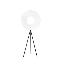 Lámpara de pie Tripod Iris grande blanca