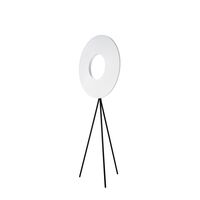 Lámpara de pie Tripod Iris grande blanca