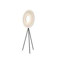 Lámpara de pie Tripod Iris grande blanca